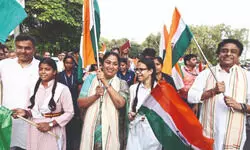 CM Rekha Gupta, 5,000 students  join NDMC’s ‘Tiranga Yatra’ CM Rekha Gupta, 5,000 students  join NDMC’s ‘Tiranga Yatra’