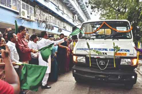 Bidhannagar to go vat free with movable waste compactors Bidhannagar to go vat free with movable waste compactors