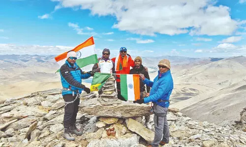 Bengali team scales two unnamed peaks in Ladakh amid ‘chilling high winds’