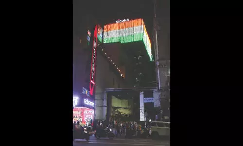 I-Day: Siddha Esplanade and Siddha Sky light up in Tricolour
