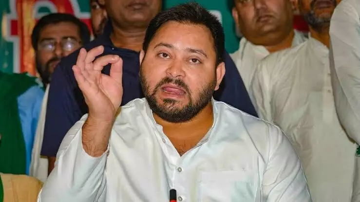 EC colluding with BJP to steal votes in Bihar, alleges RJDs Tejashwi