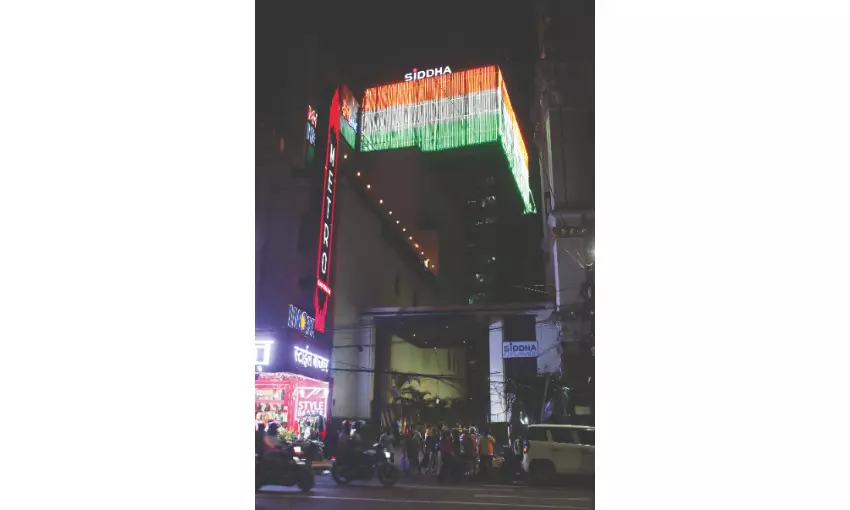 I-Day: Siddha Esplanade and Siddha Sky light up in Tricolour I-Day: Siddha Esplanade and Siddha Sky light up in Tricolour
