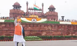 PM Modi announces ‘Sudarshan Chakra’ defence project on I-Day PM Modi announces ‘Sudarshan Chakra’ defence project on I-Day