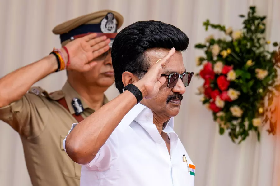 Constitution based action only solution to retrieve states powers, says Stalin in his I-day address
