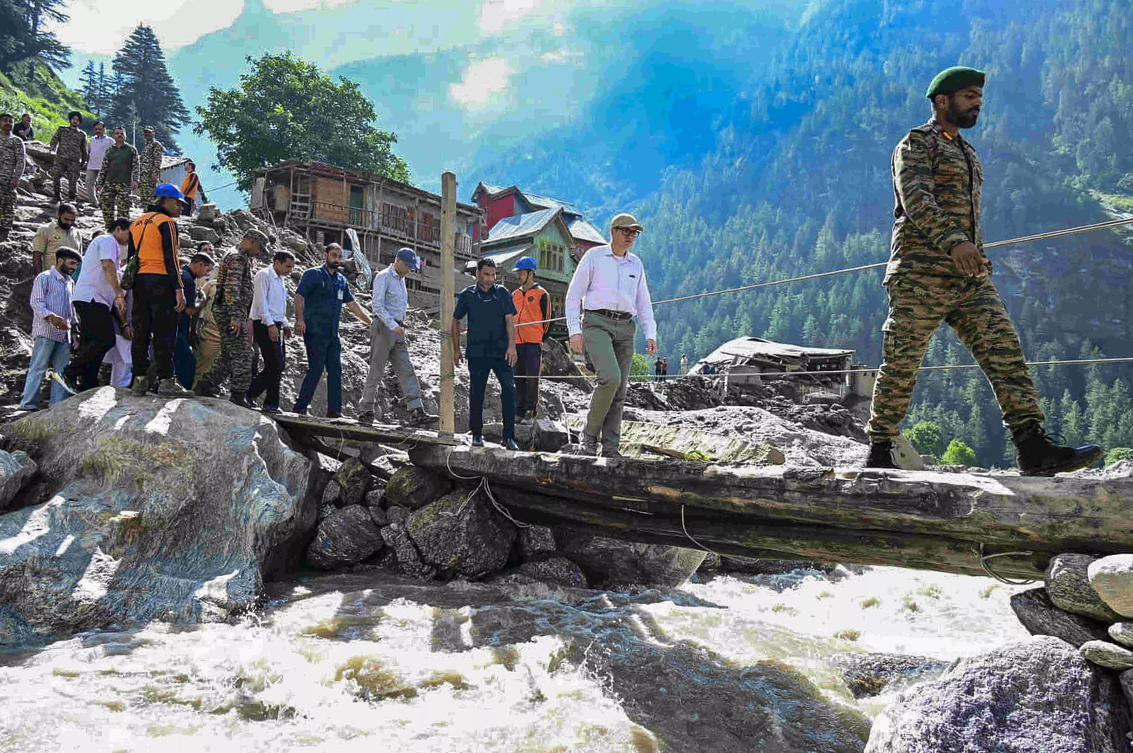 Peoples anger genuine, rescuers focused on saving those trapped: J-K CM at cloudburst-hit village