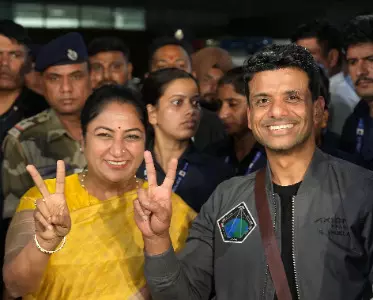 Shubhanshu Shukla returns to Delhi; likely to meet PM Modi today