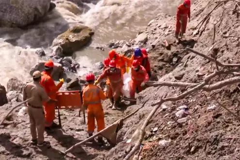 Kishtwar cloudburst: Hope her only strength, widow waits for news of missing son, his family