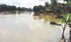 Repair work starts on breached embankment in Gangarampur