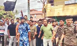 Tensions in Dinhata as BJP leader Nisith Pramanik appears in 2018 murder case