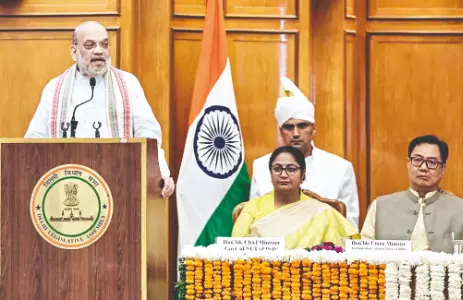 Amit Shah: Don’t stall Parliament, Assemblies for political interests Amit Shah: Don’t stall Parliament, Assemblies for political interests