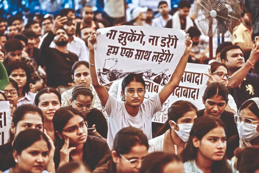 Bleeding voices at Ramlila: SSC aspirants allege police brutality