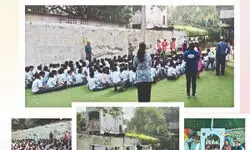 Students join NDMC’s waste segregation campaign Students join NDMC’s waste segregation campaign