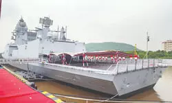 Indian Navy commissions two stealth frigates, INS Udaygiri and INS Himgiri Indian Navy commissions two stealth frigates, INS Udaygiri and INS Himgiri