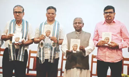 Biography of Father Felix Raj launched at St Xavier’s University