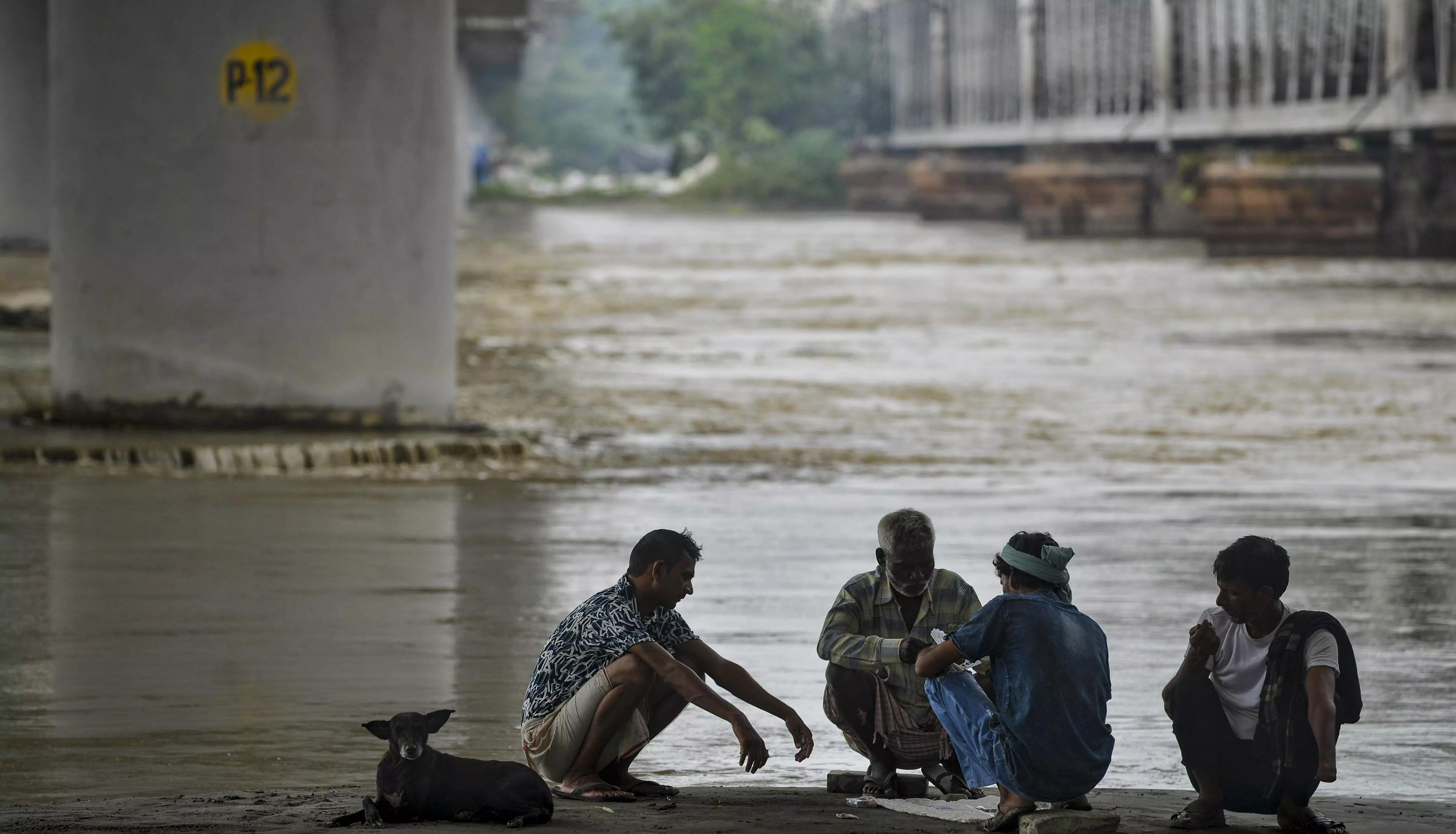 Yamuna breaches warning mark in city
