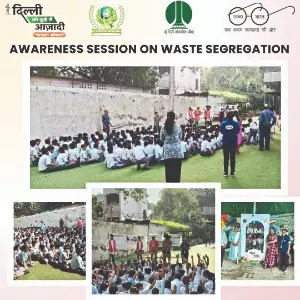 Students join NDMC’s waste segregation campaign Students join NDMC’s waste segregation campaign