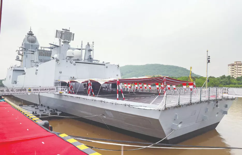 Indian Navy commissions two stealth frigates, INS Udaygiri and INS Himgiri Indian Navy commissions two stealth frigates, INS Udaygiri and INS Himgiri