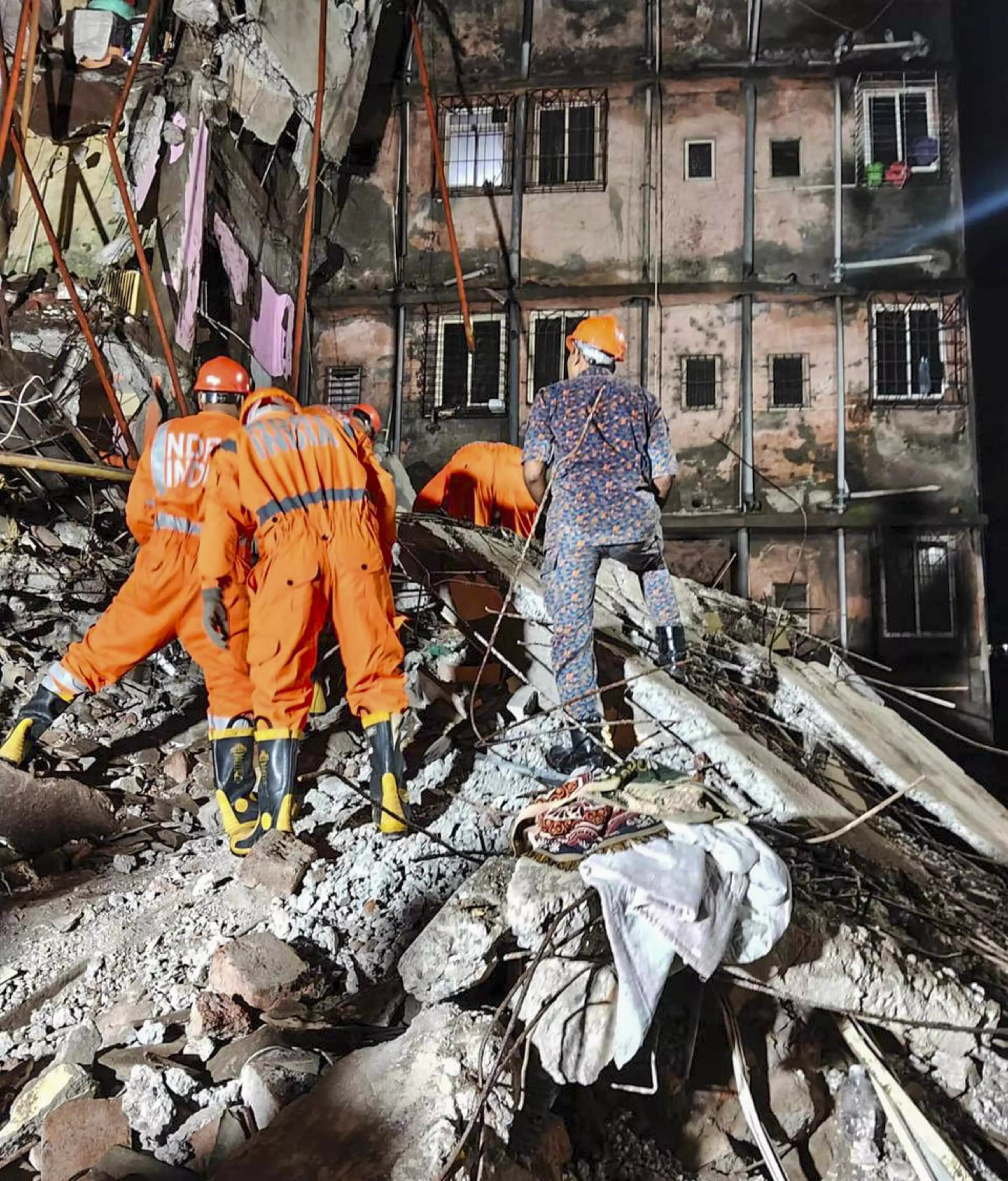 Mother, toddler killed, 9 injured as part of building collapses in Maharashtra’s Palghar district