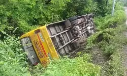 Over dozen children injured as school bus carrying 40 falls into gorge in U’khand’s Haldwani