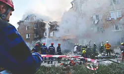 Dozens of missiles, over 500 drones hit centre of Kyiv; 17 killed in strikes