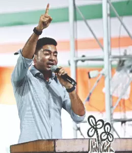 Abhishek challenges BJP to cross 50-seat mark in 2026 elections