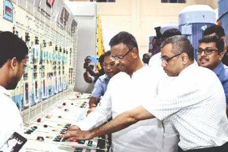 Hakim opens Rs 158 crore Kalyani water proj; to benefit 1.64L people Hakim opens Rs 158 crore Kalyani water proj; to benefit 1.64L people