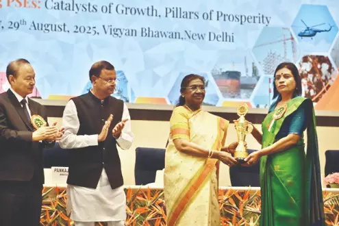 President honours A Manimekhalai for Outstanding Women Leadership President honours A Manimekhalai for Outstanding Women Leadership