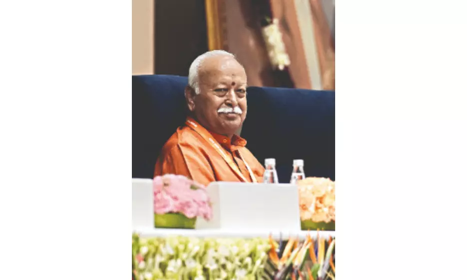 Oppn slams RSS chief Bhagwat for ‘doublespeak’ Oppn slams RSS chief Bhagwat for ‘doublespeak’