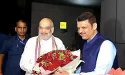 Shah visits Lalbaugcha Raja Ganesh mandal and CMs house in Mumbai; holds meeting with DyCM Shinde
