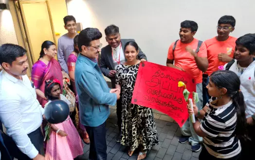 CM Stalin arrives in Germany, begins Europe tour to attract investments CM Stalin arrives in Germany, begins Europe tour to attract investments