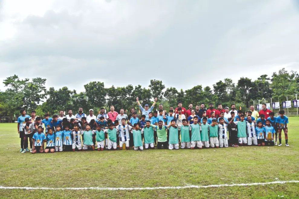 In Siliguri, United Kolkata Sports Club  launches grassroots football programme