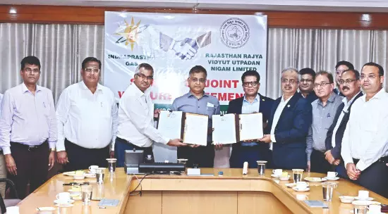 IGL, RVUNL ink JV pact for solar projects in Rajasthan IGL, RVUNL ink JV pact for solar projects in Rajasthan