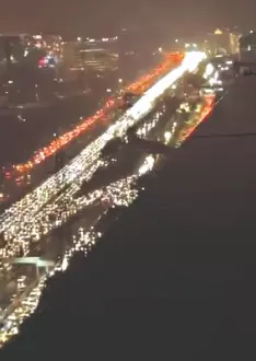 Heavy rainfall triggers 7 km traffic snarl in GURUGRAM Heavy rainfall triggers 7 km traffic snarl in GURUGRAM
