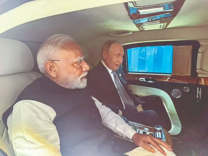 India-Russia ties pillar of regional & global stability: Modi after meeting Putin India-Russia ties pillar of regional & global stability: Modi after meeting Putin