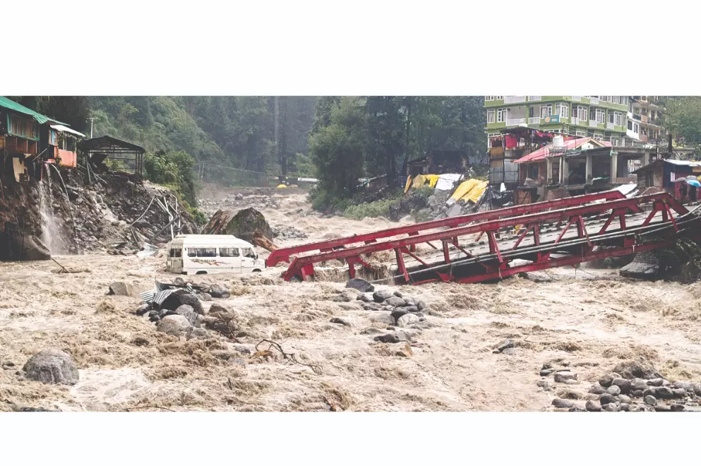 Rain showers misery on north India