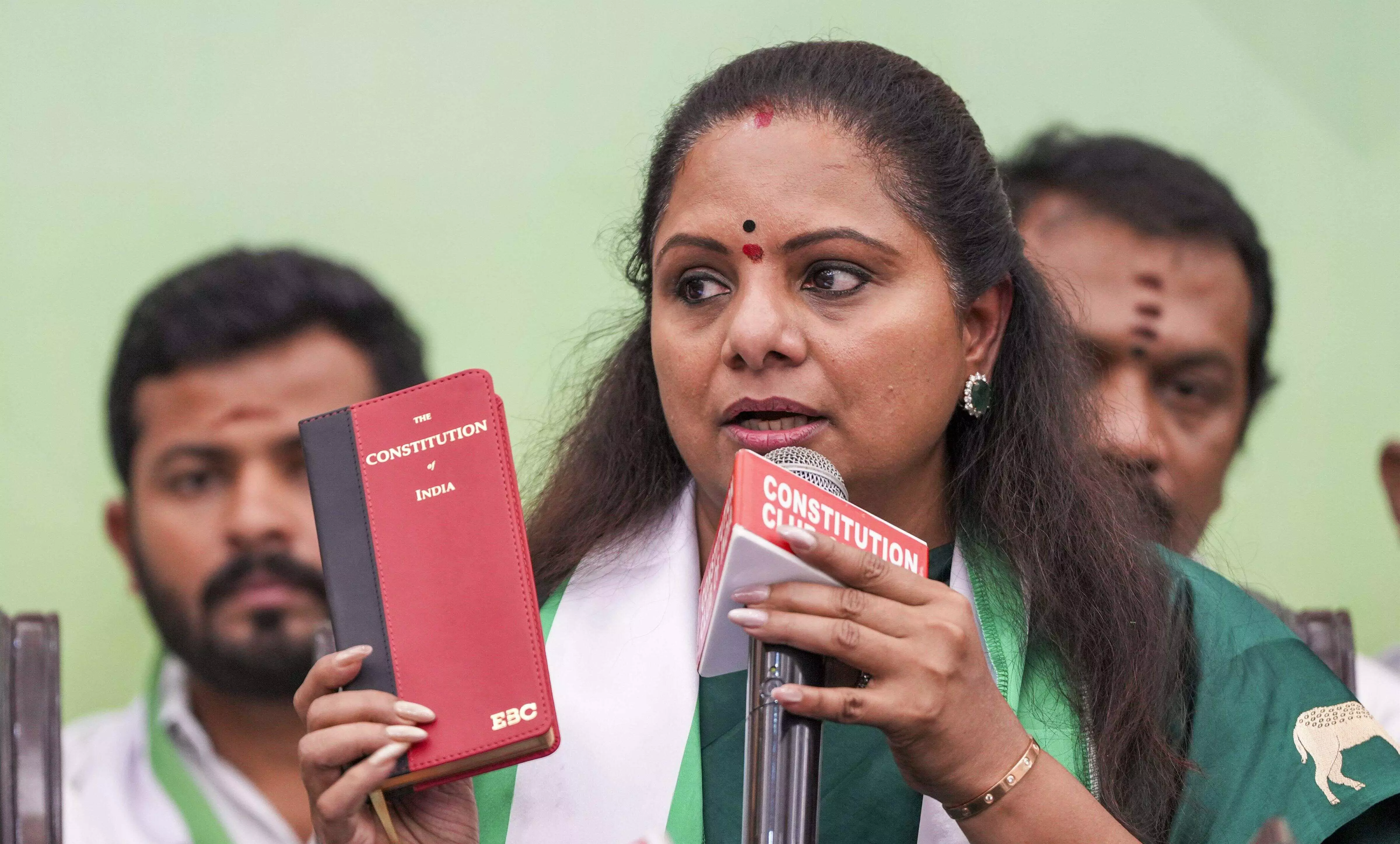 Suspended BRS leader Kavitha announces quitting party, MLC post Suspended BRS leader Kavitha announces quitting party, MLC post