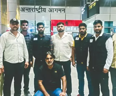 Haryana’s most-wanted criminal repatriated from Cambodia, arrested Haryana’s most-wanted criminal repatriated from Cambodia, arrested