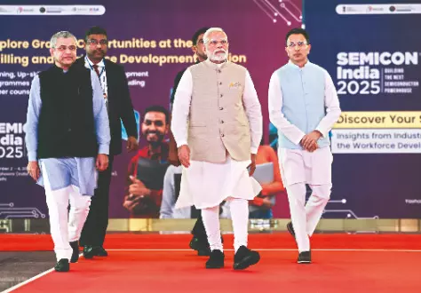 PM Modi meets chip giants PM Modi meets chip giants