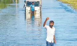 Floods ravage India-Pak border, damage over 110 km of fence Floods ravage India-Pak border, damage over 110 km of fence