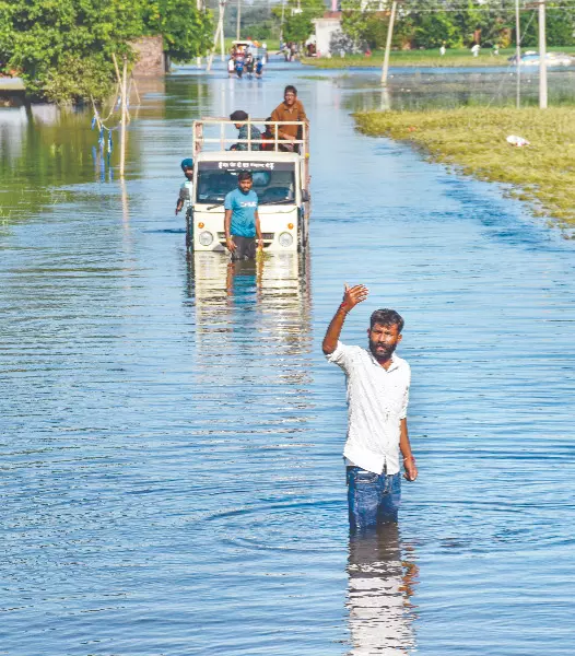 Floods ravage India-Pak border, damage over 110 km of fence Floods ravage India-Pak border, damage over 110 km of fence