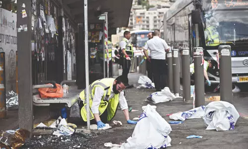 At least six people killed in shooting at Jerusalem bus stop