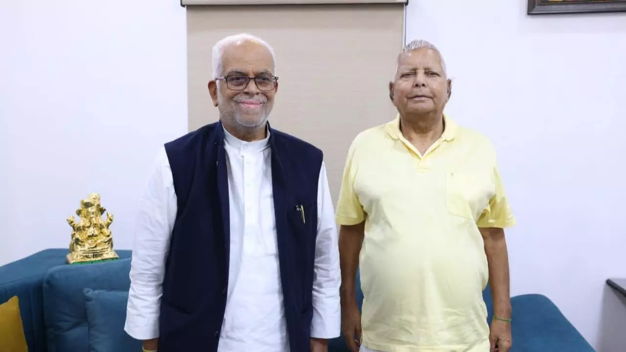 “What kind of retired SC Judge are you?”: Bihar Deputy CM slams INDIA bloc VP nominee for meeting ‘convicted’ RJD chief Lalu Prasad “What kind of retired SC Judge are you?”: Bihar Deputy CM slams INDIA bloc VP nominee for meeting ‘convicted’ RJD chief Lalu Prasad