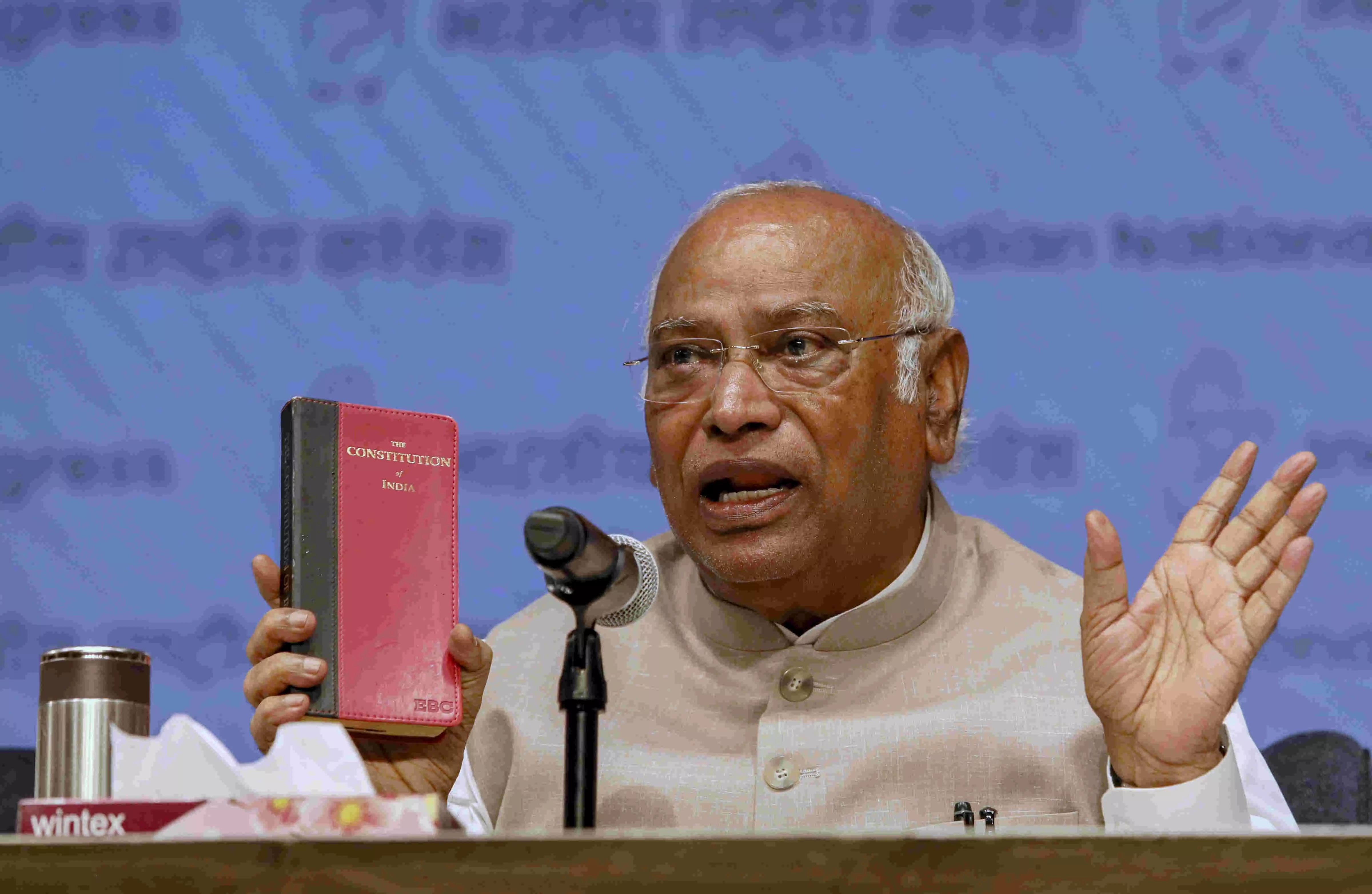 Congress main concern is to protect Constitution and democracy, says Kharge Congress main concern is to protect Constitution and democracy, says Kharge