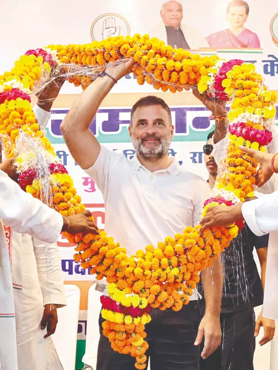 Slogan ‘Vote chor, gaddi chhod’ being proved   in country, says Rahul