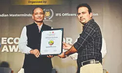 Jaldapara DFO honoured with Eco-Warrior Award for wildlife protection