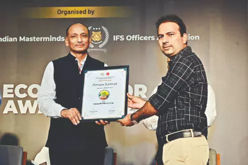 Jaldapara DFO honoured with Eco-Warrior Award for wildlife protection