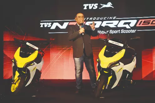 TVS Motor Company launches ‘India’s quickest Hyper Sport Scooter’ TVS Motor Company launches ‘India’s quickest Hyper Sport Scooter’