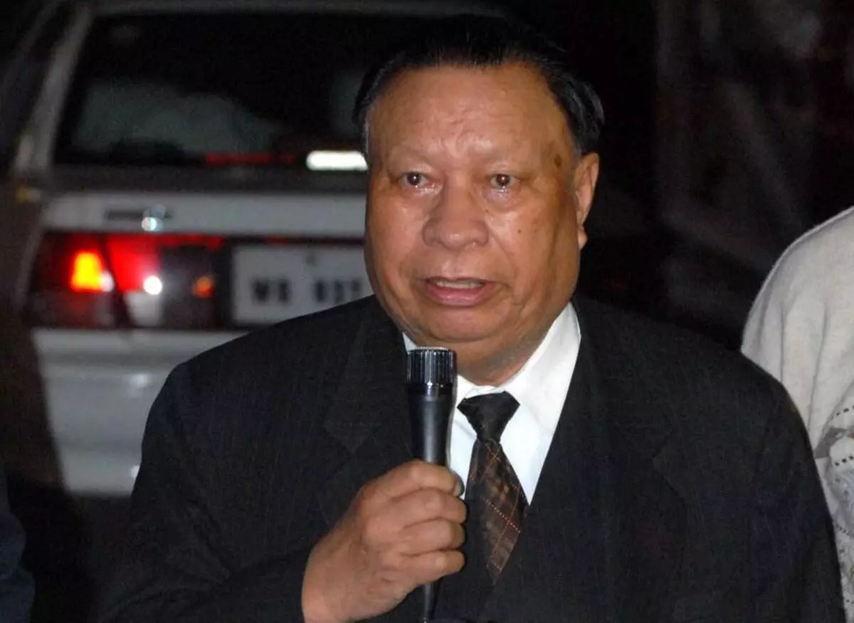 Former Meghalaya CM D D Lapang passes away at 93; state funeral on Monday Former Meghalaya CM D D Lapang passes away at 93; state funeral on Monday