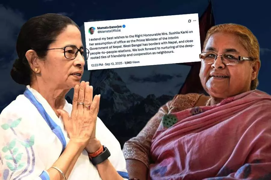 Mamata extends best wishes to Nepal’s new PM Sushila Karki