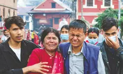 Storm in the Himalayas